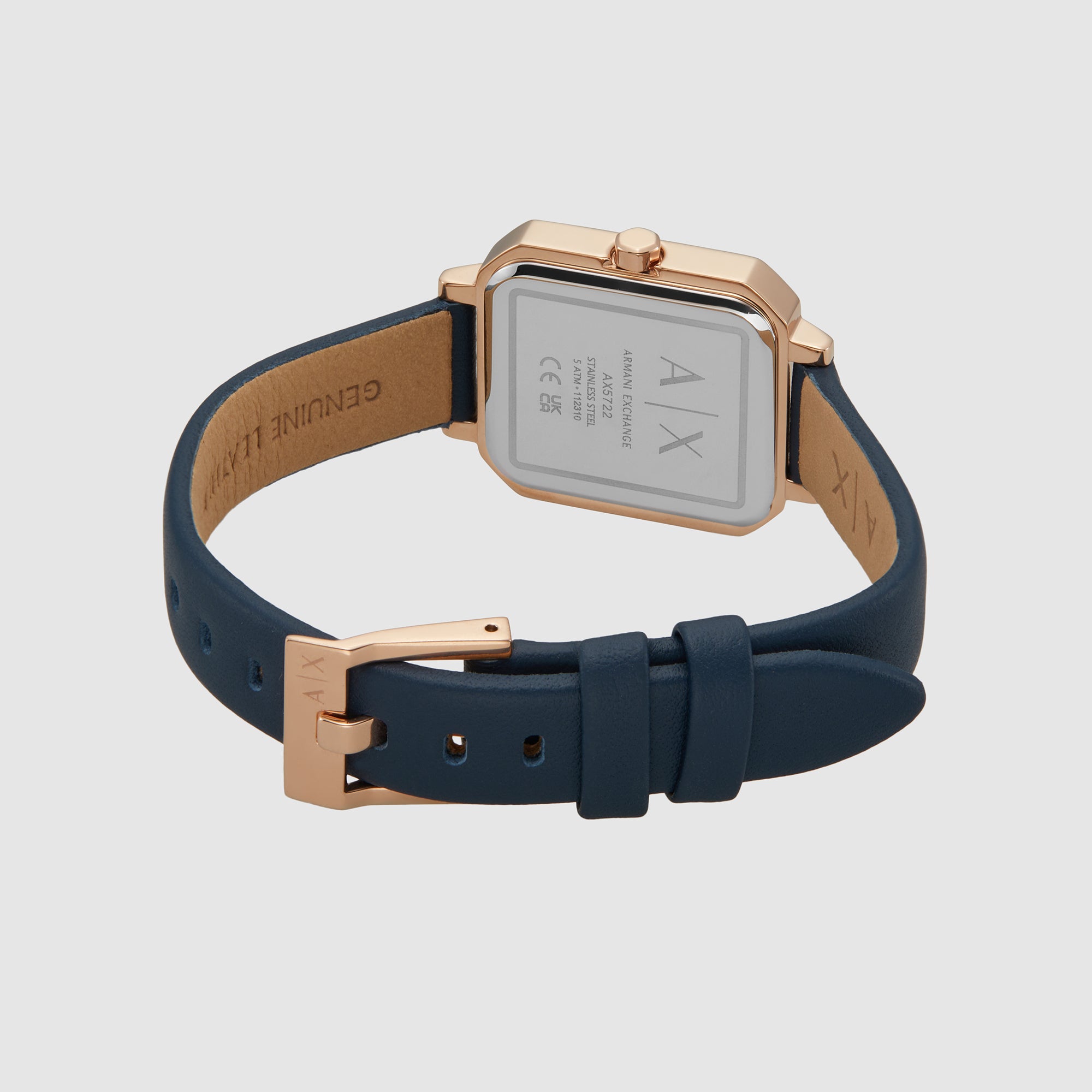 Armani Exchange Women Octagon Blue watch