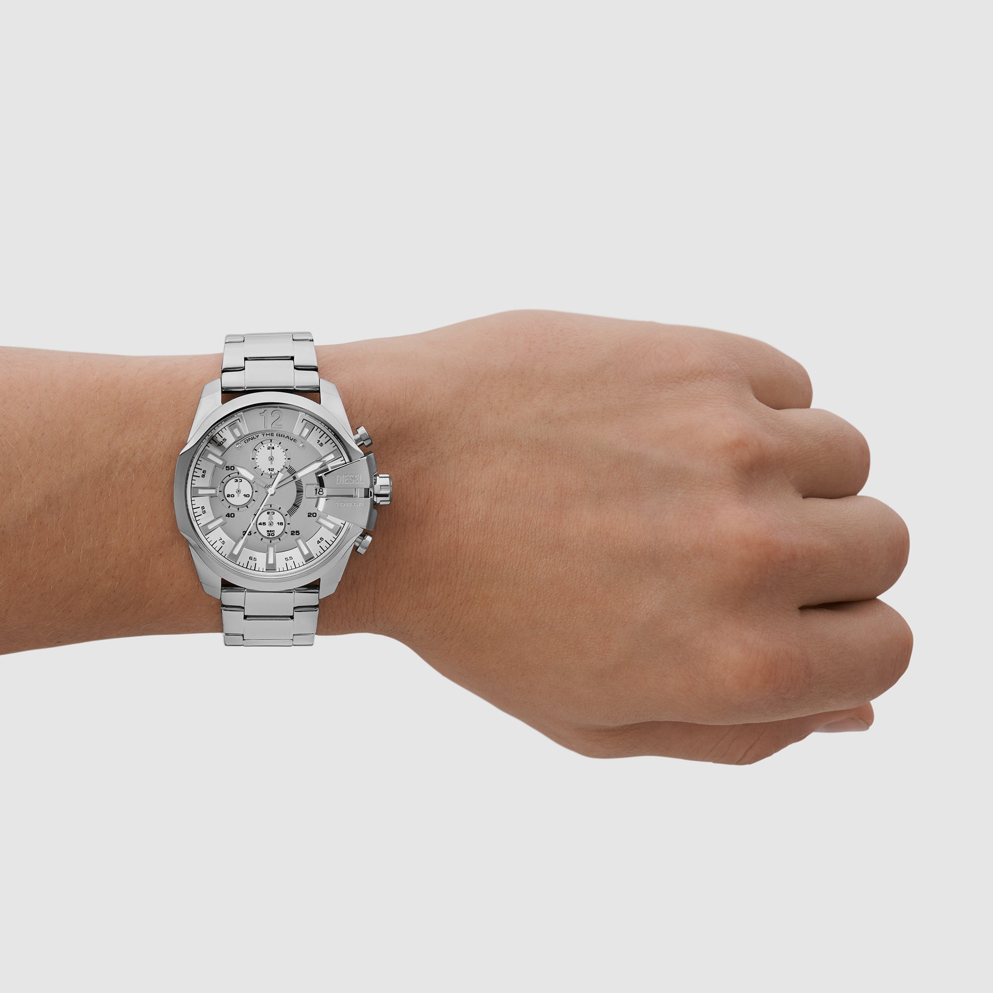 Diesel Stainless Steel Round watch