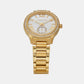Female Sage Gold Analog Stainless Steel Watch MK4805