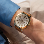 Guess Leather White watch