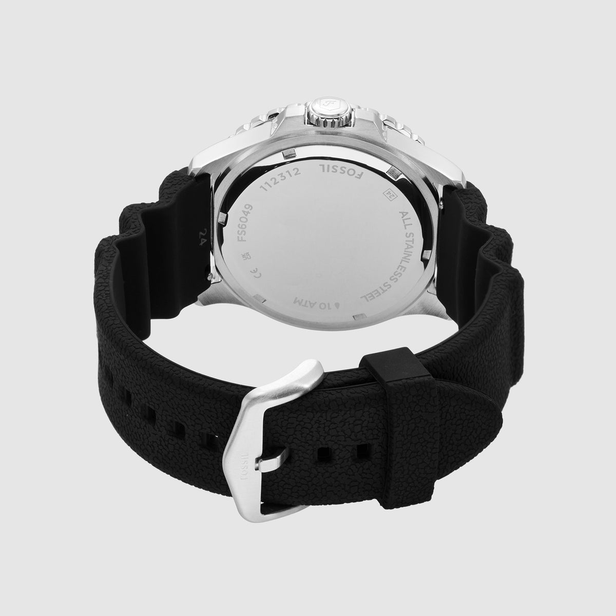 Fossil Men Round Black, Blue watch