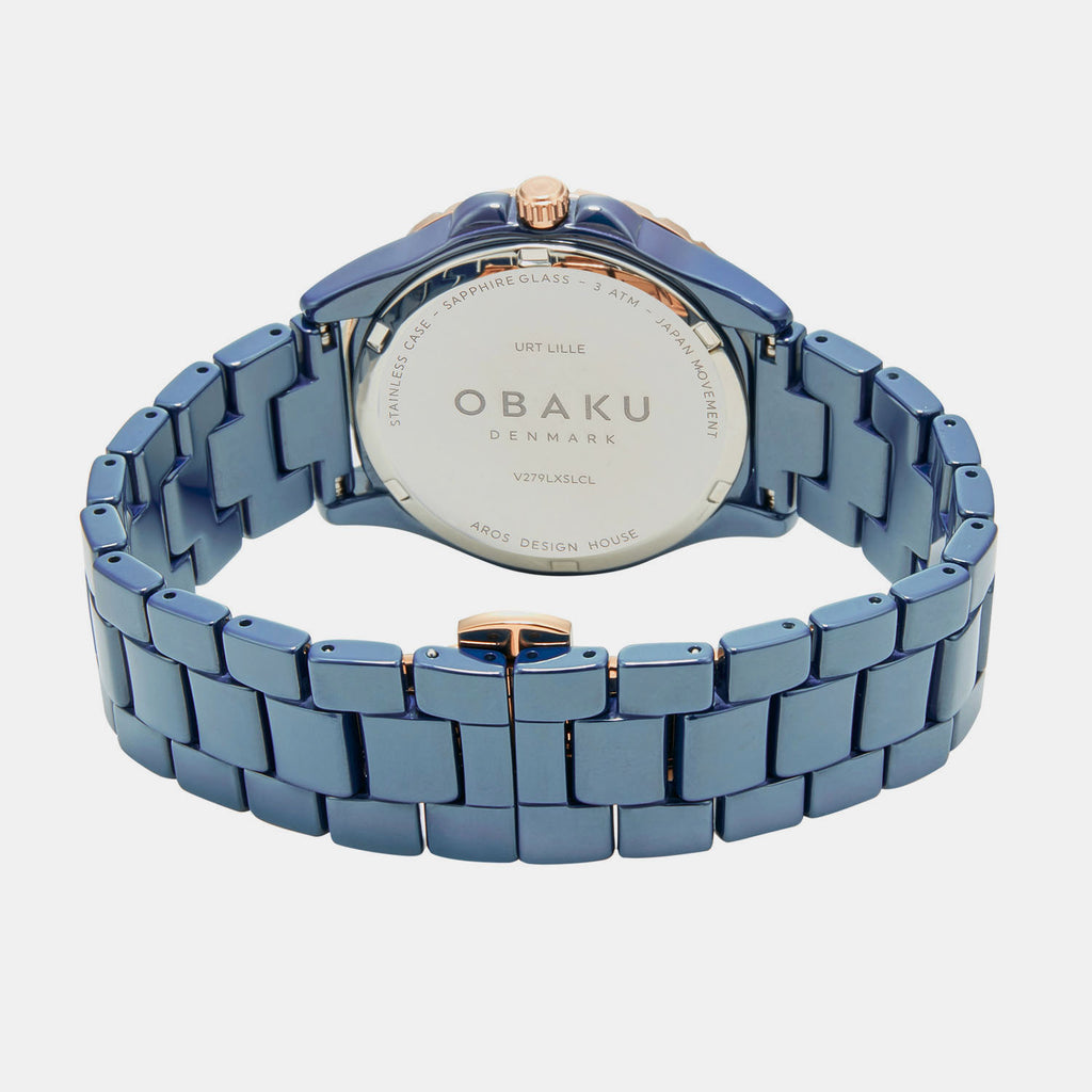 Obaku Stainless Steel Round watch