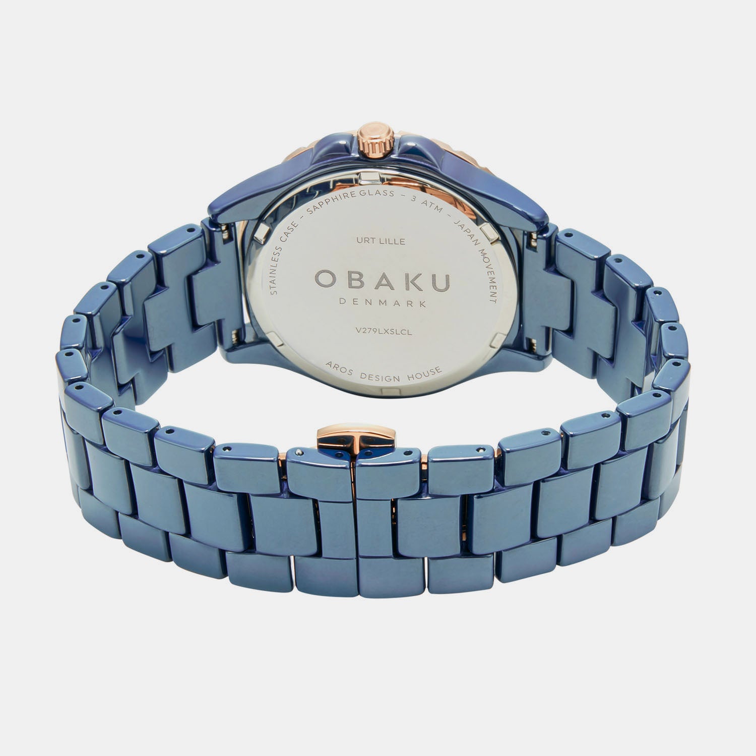 Obaku Stainless Steel Round watch