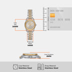 Lexington Women Quartz Silver Dial Analog Stainless Steel Watch MK4815SET