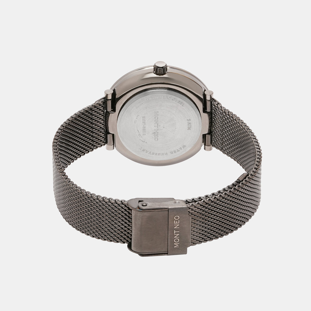 Mont Neo Stainless Steel Round watch