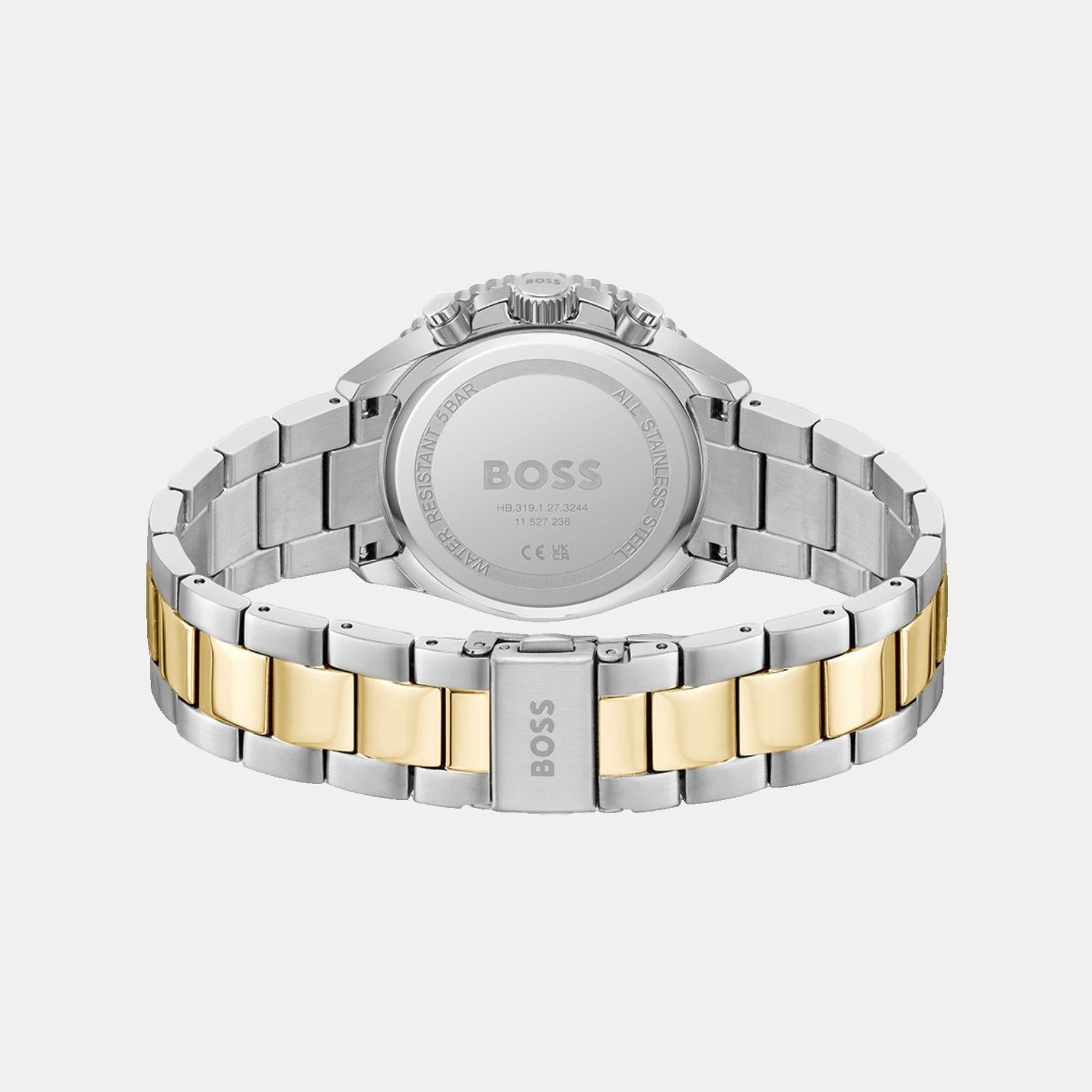 Boss Women Round Silver watch