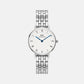 Petite Women's White Analog Stainless Steel Watch DW00100685K