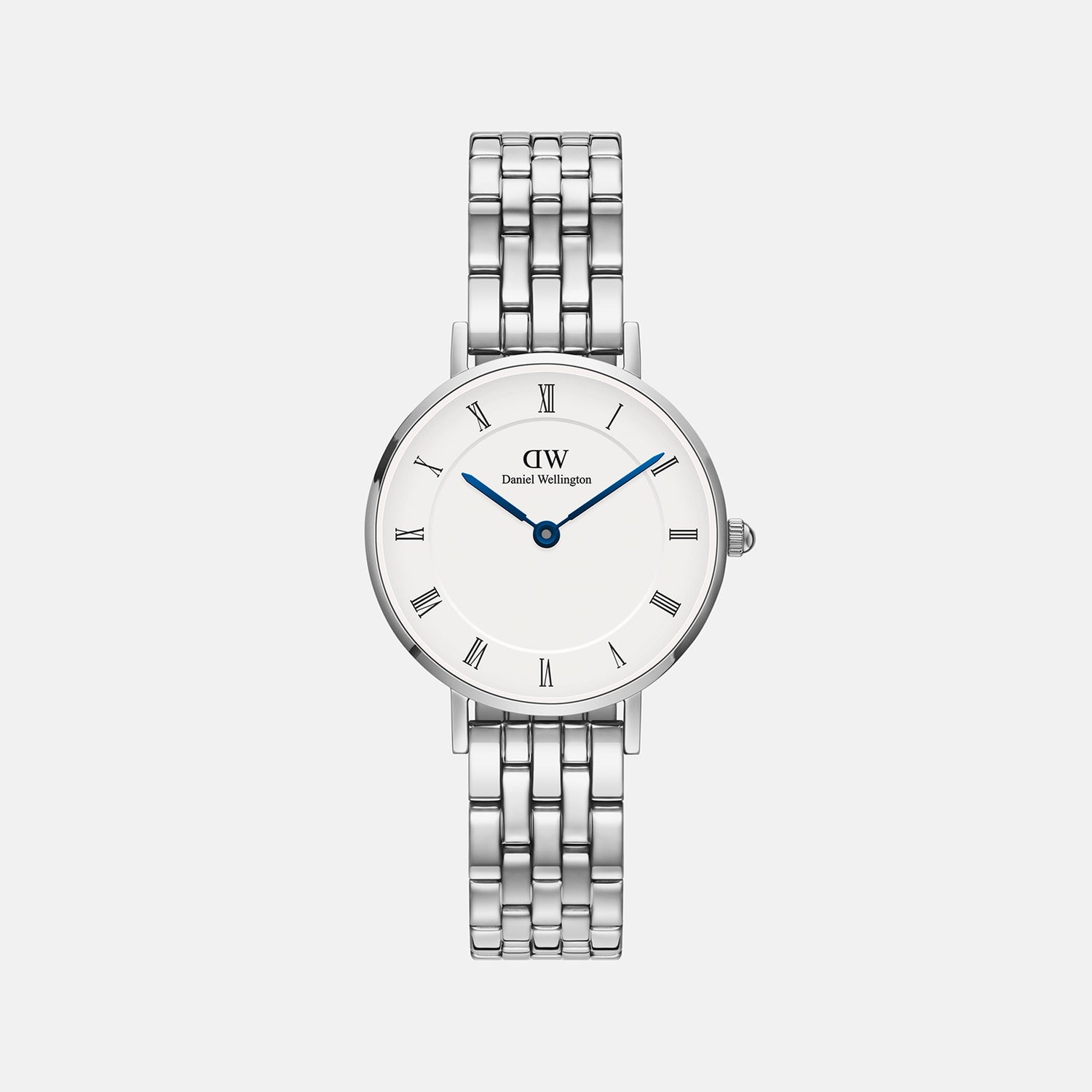 Petite Women's White Analog Stainless Steel Watch DW00100685K