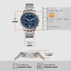 Fossil Stainless Steel Blue watch