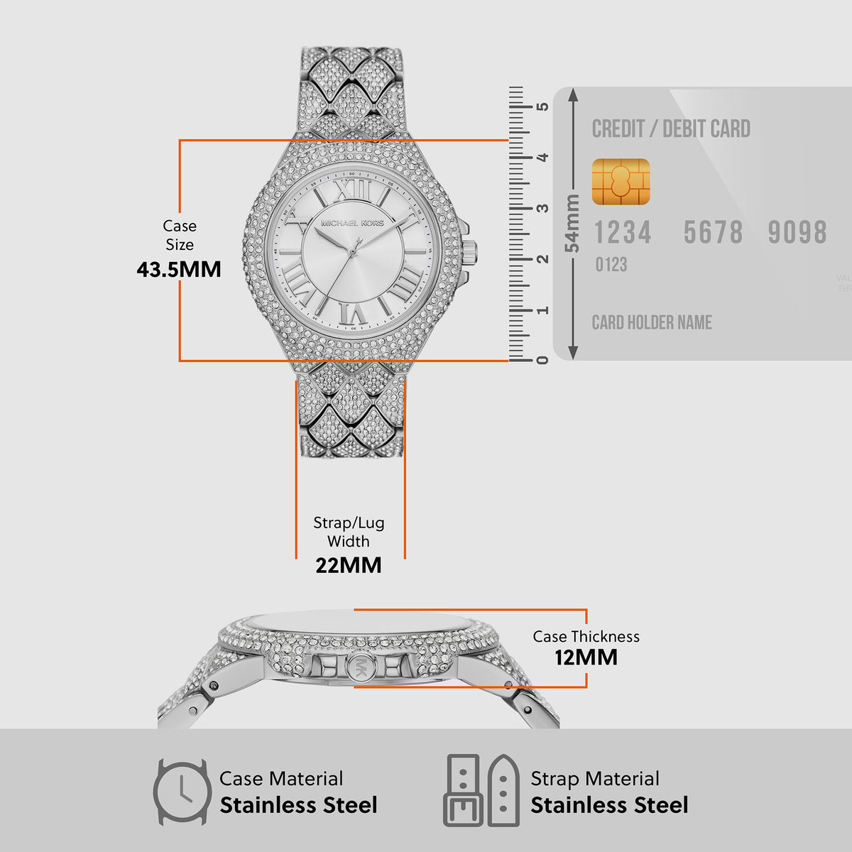 Michael Kors Stainless Steel White watch