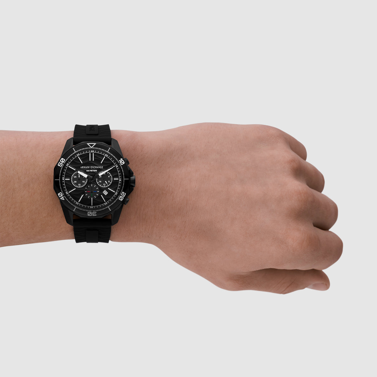 Armani Exchange Stainless Steel Round watch