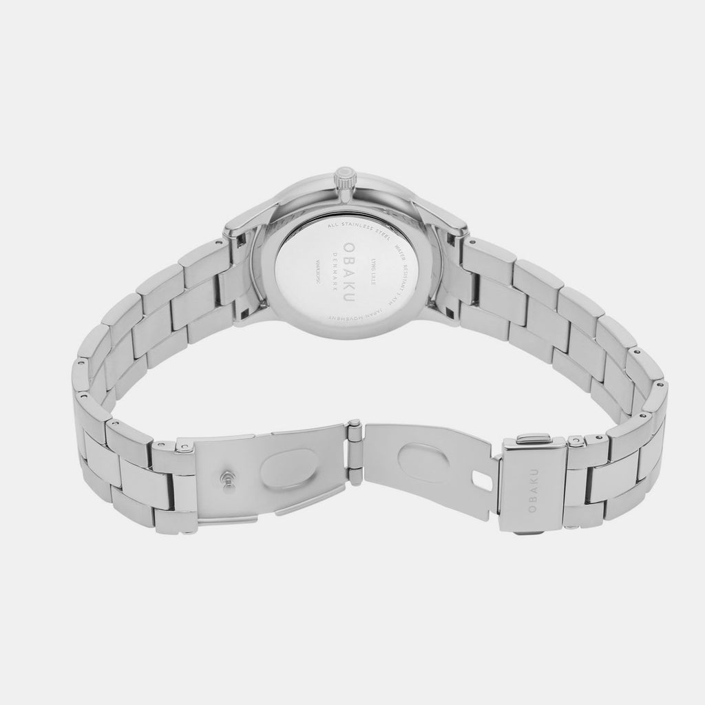 Obaku Stainless Steel Round watch