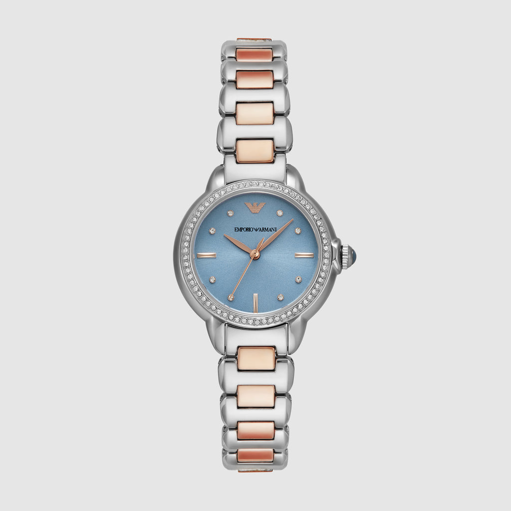 Emporio Armani Round Blue Analog watch