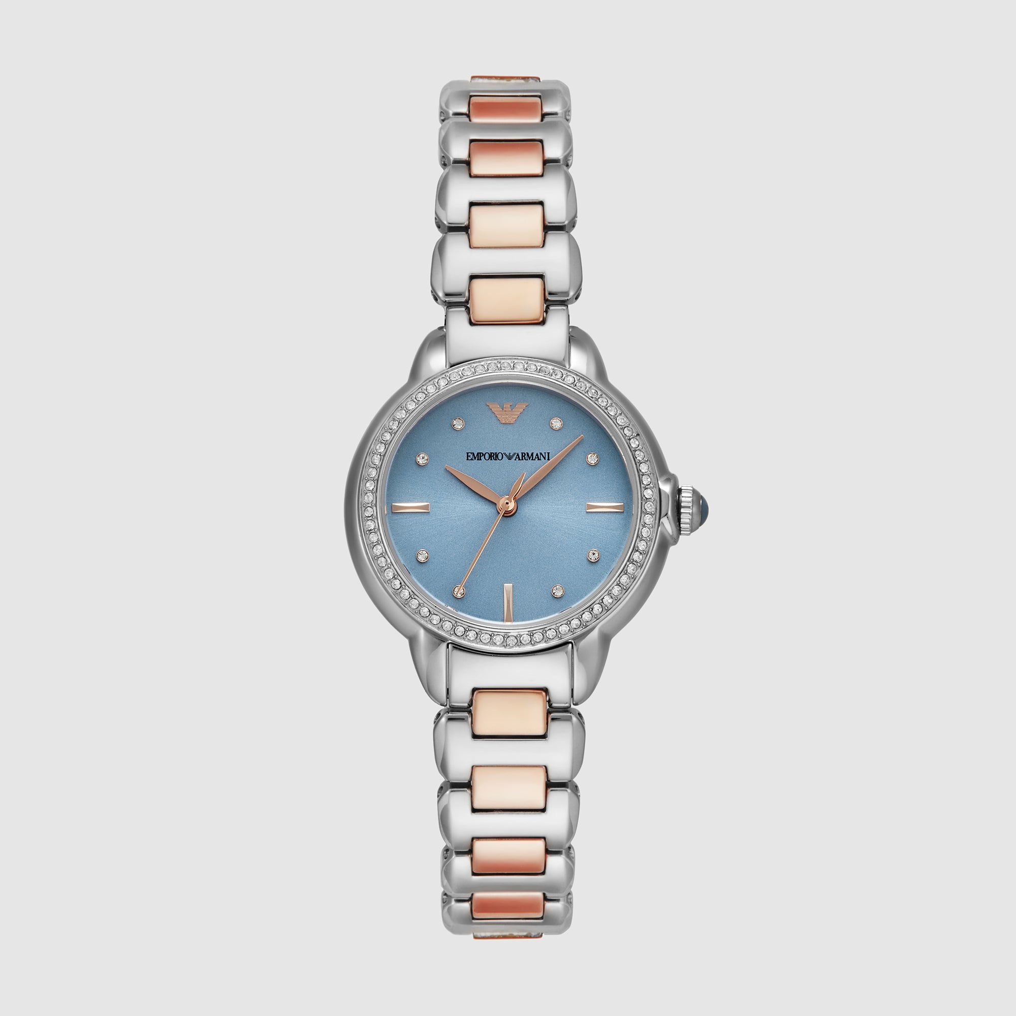 Emporio Armani Round Blue Analog watch