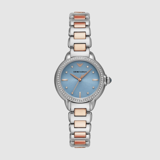 Women's Blue Stainless Steel Watch AR11597