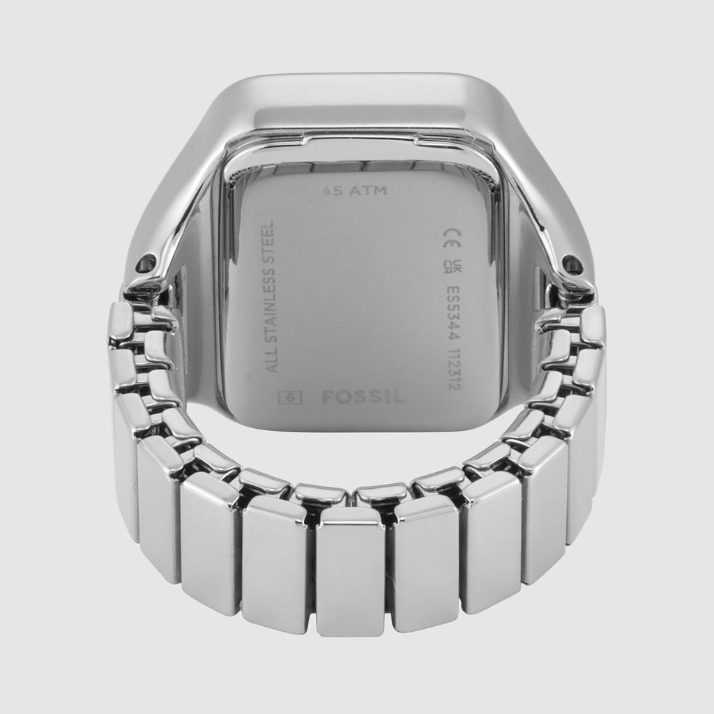Fossil Women Rectangular Silver watch