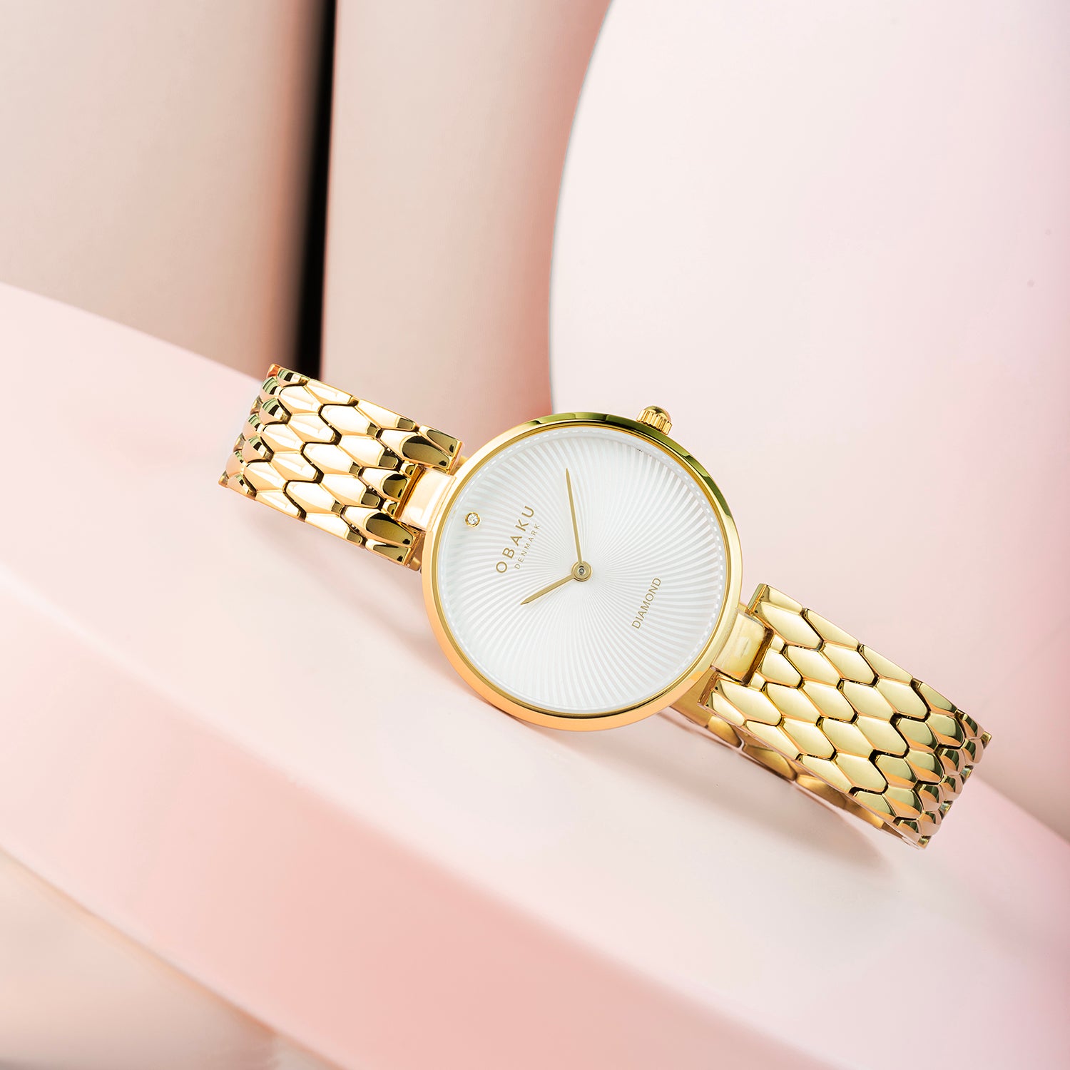 Obaku Stainless Steel Round watch