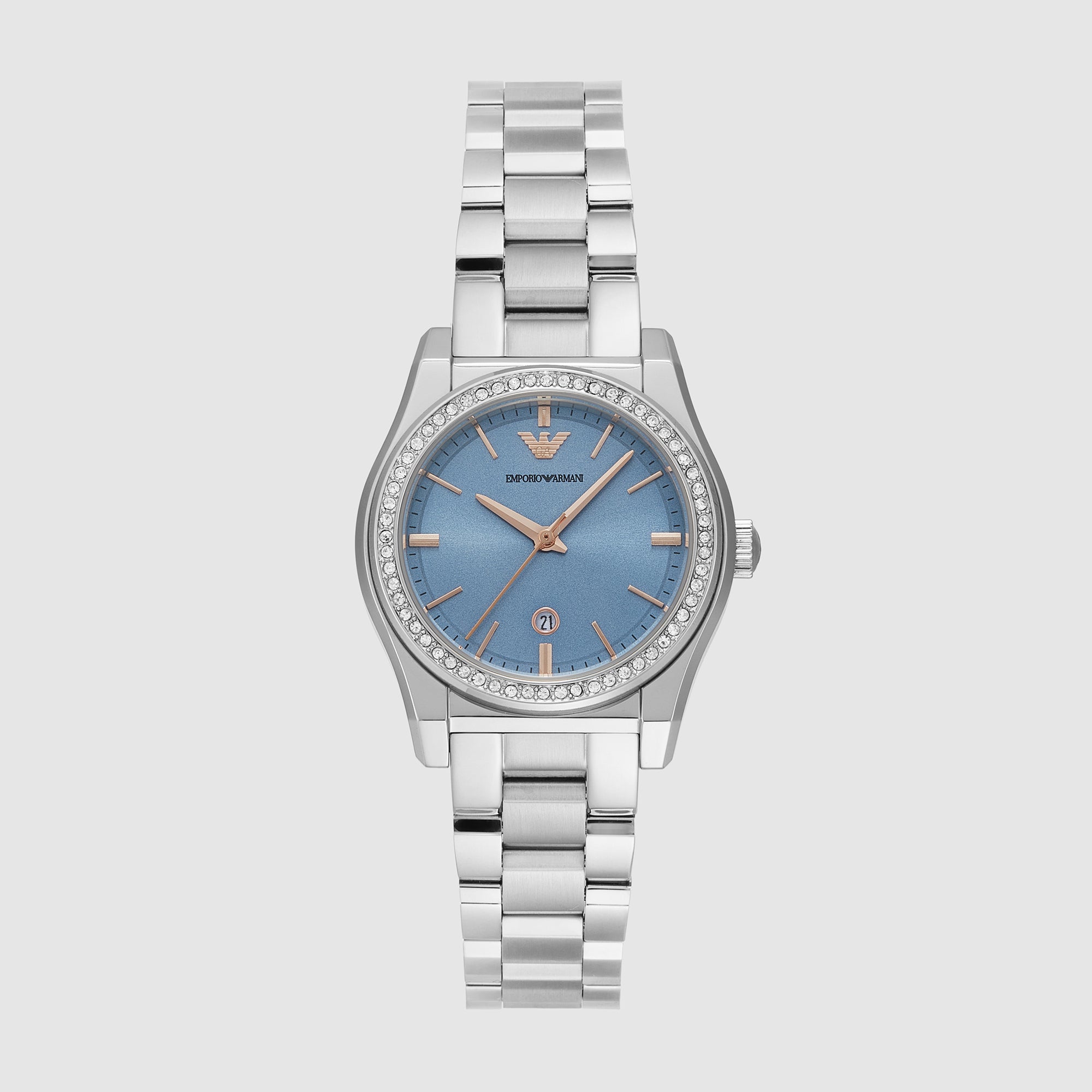 Emporio Armani Round Blue Analog watch