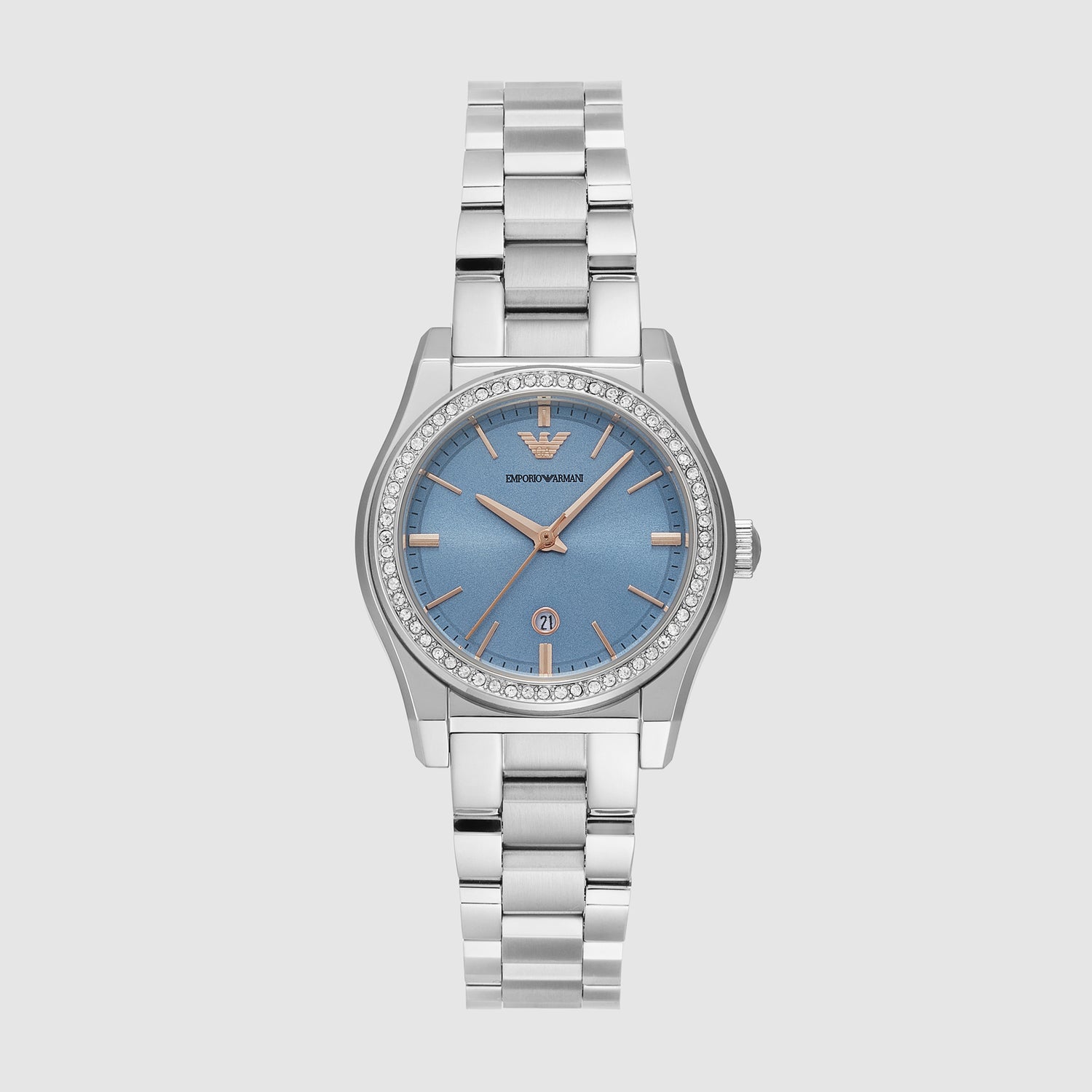 Women's Blue Stainless Steel Watch AR11593