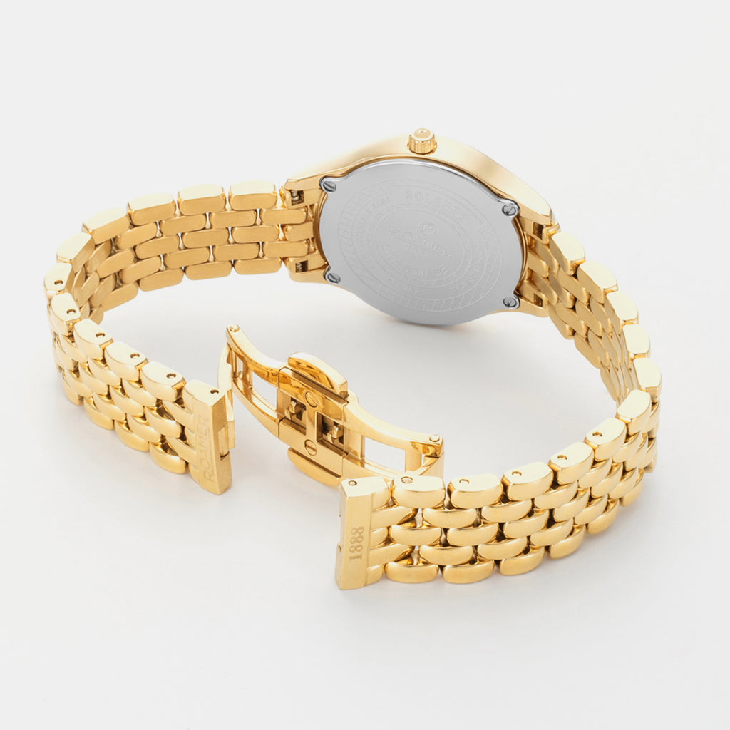 Soleure Women Quartz White Mother Of Pearl Dial Analog Stainless Steel Watch 547857 48 25 50