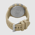 Armani Exchange Men Round Brown watch