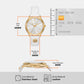 Female Slim Runway Gold Analog Stainless Steel Watch MK7466