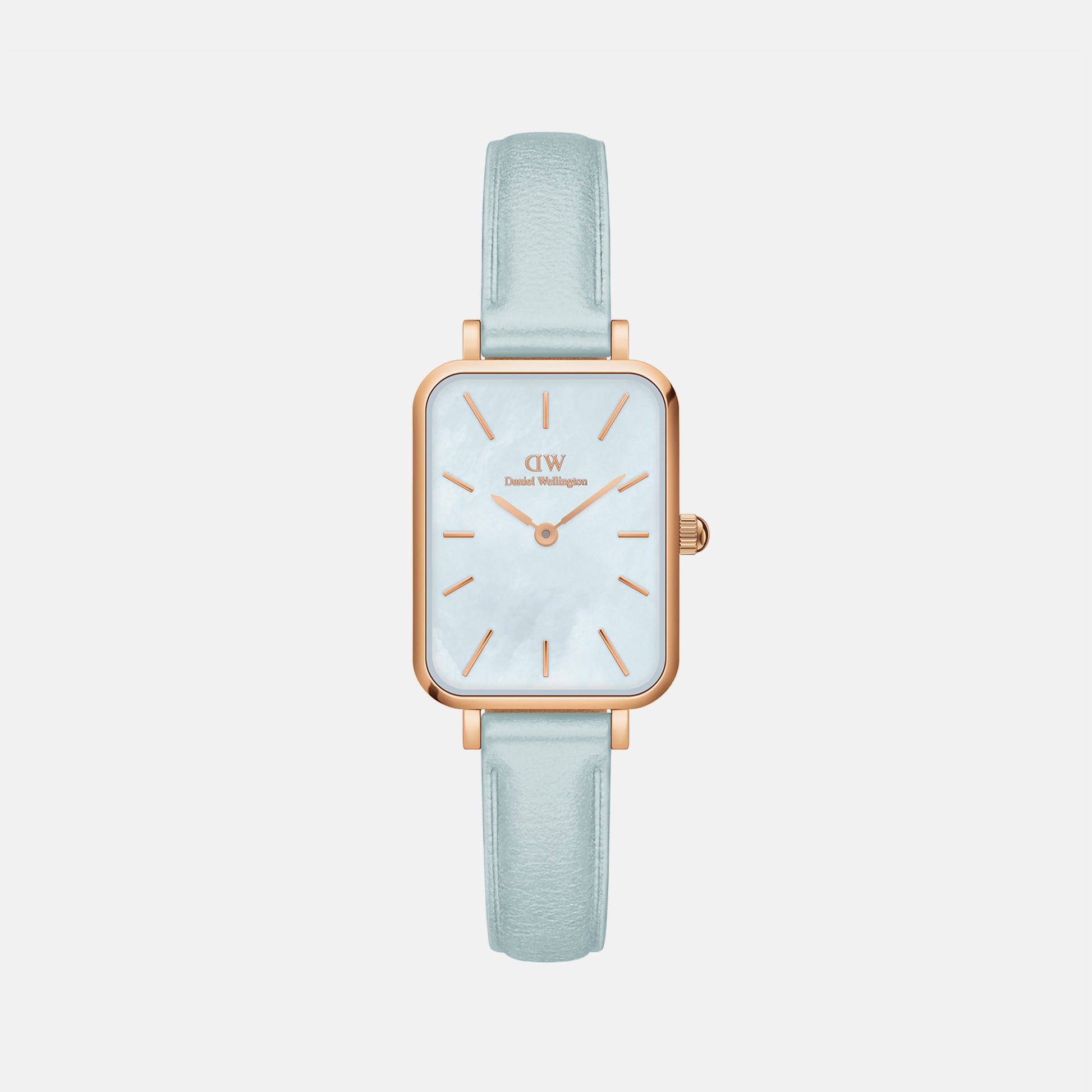 Daniel Wellington Quadro Women Quartz Blue Dial Analog Leather