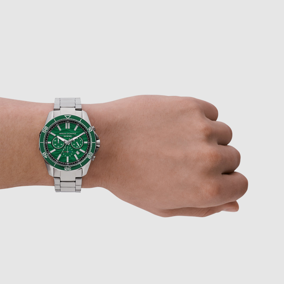 Armani Exchange Stainless Steel Round watch