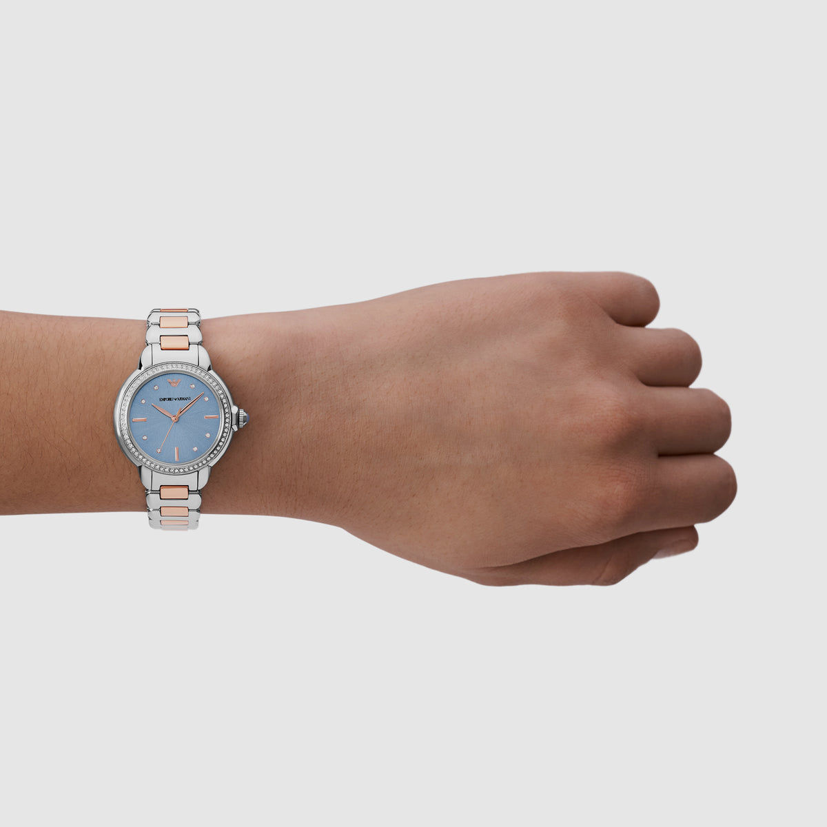Emporio Armani Stainless Steel Round watch