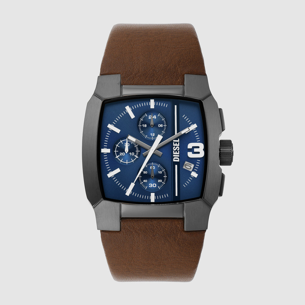 Diesel Square Blue Chronograph watch