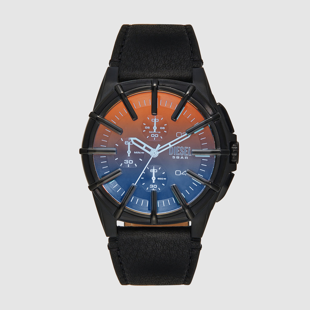 Diesel Round Black Chronograph watch