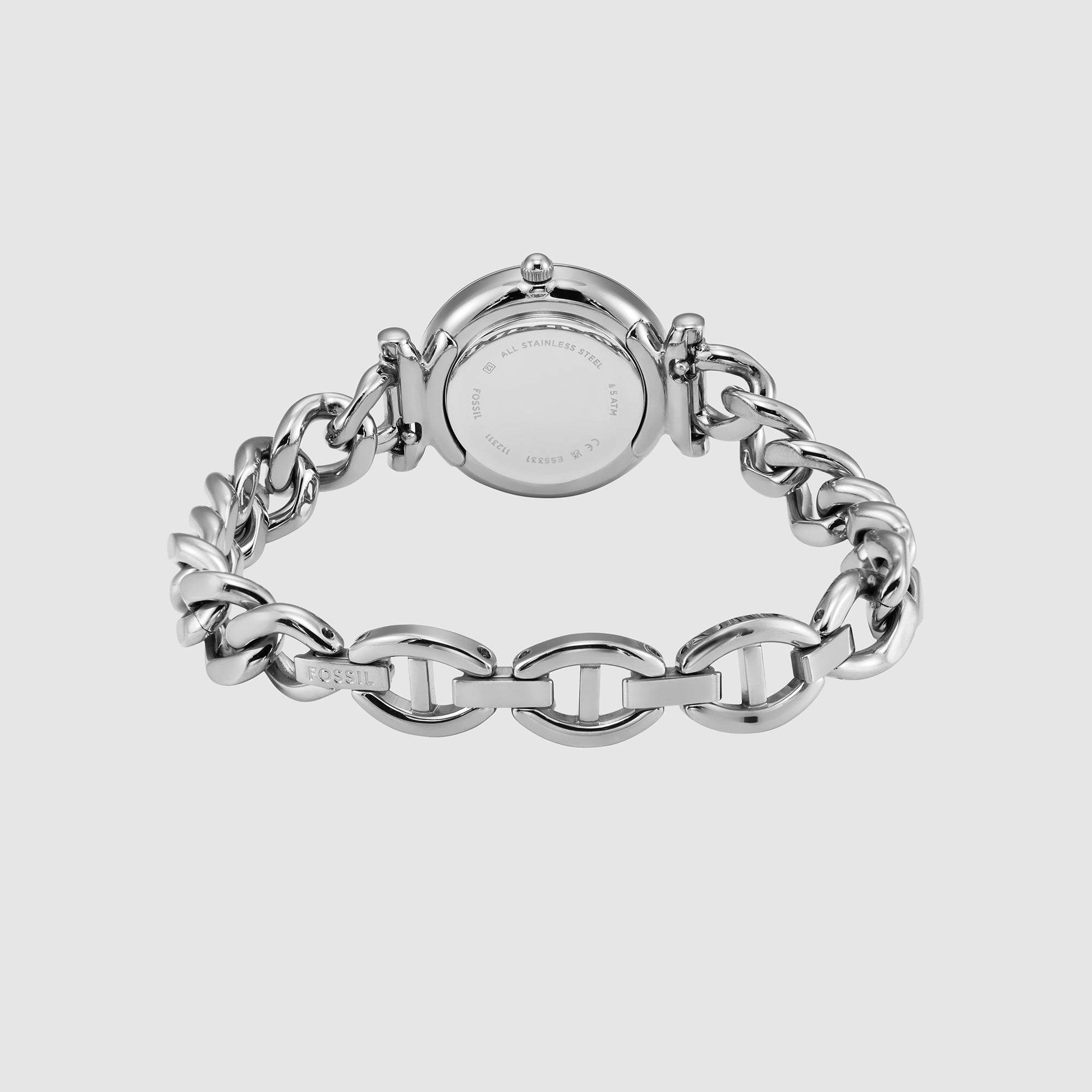 Fossil Women Round Silver watch