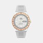 Q Timex Women Silver-Tone Analog Stainless Steel Watch TW2U95600UJ