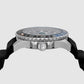 Men's Blue GMT Black Silicone Watch FS6049