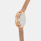 Female Rose Analog Stainless Steel Watch 9006T-B3307