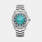 Quartz Men's Blue Analog Stainless Steel Watch 860833 41 05 70