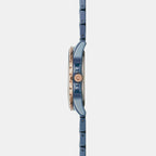 Obaku Women Round Blue watch