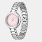 Women Quartz White Dial Stainless Steel Watch 1502758