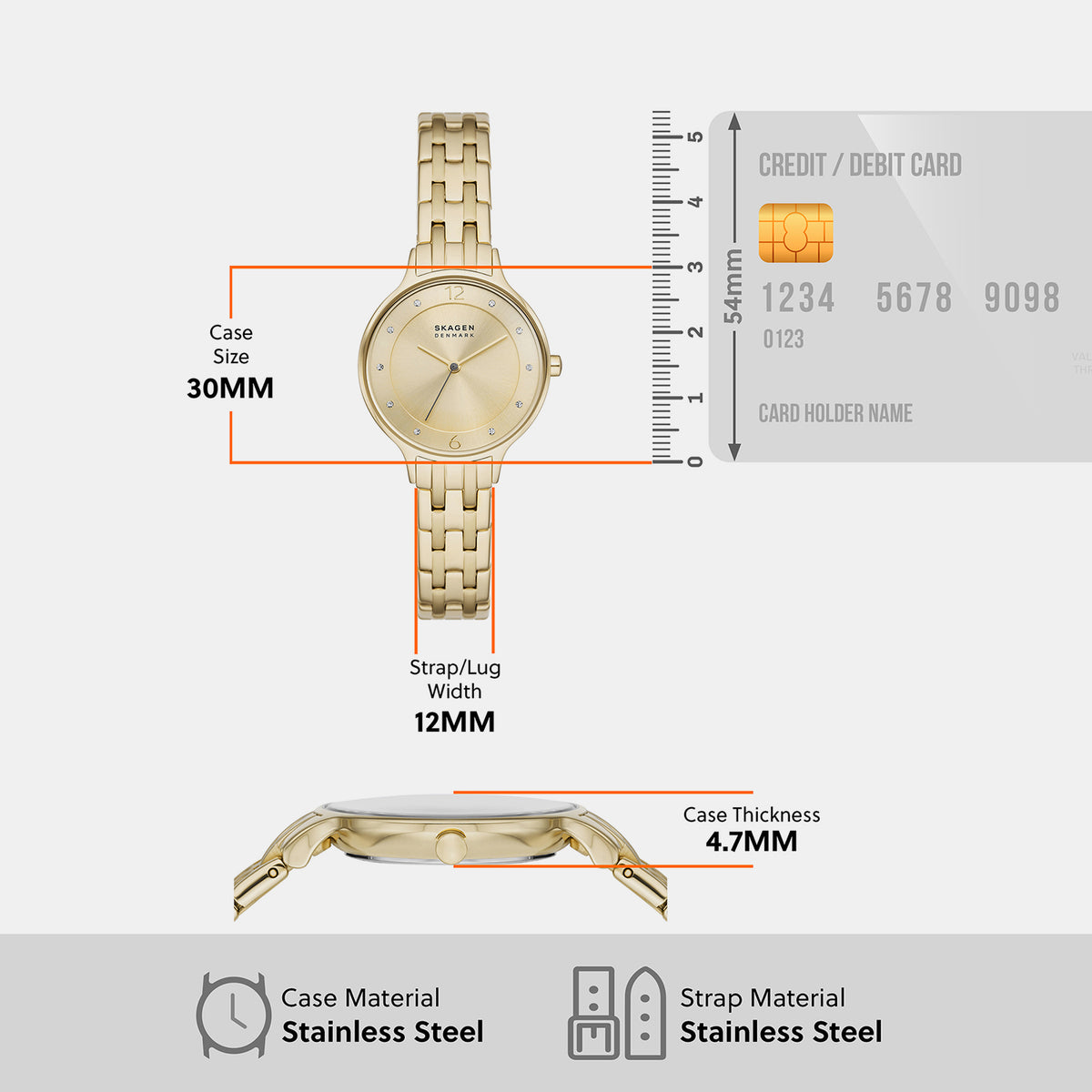 Skagen Round Quartz Analog Women watch