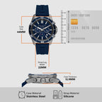 Armani Exchange Silicone Blue watch