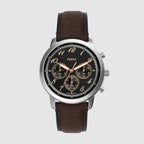 Fossil Round Black Chronograph watch