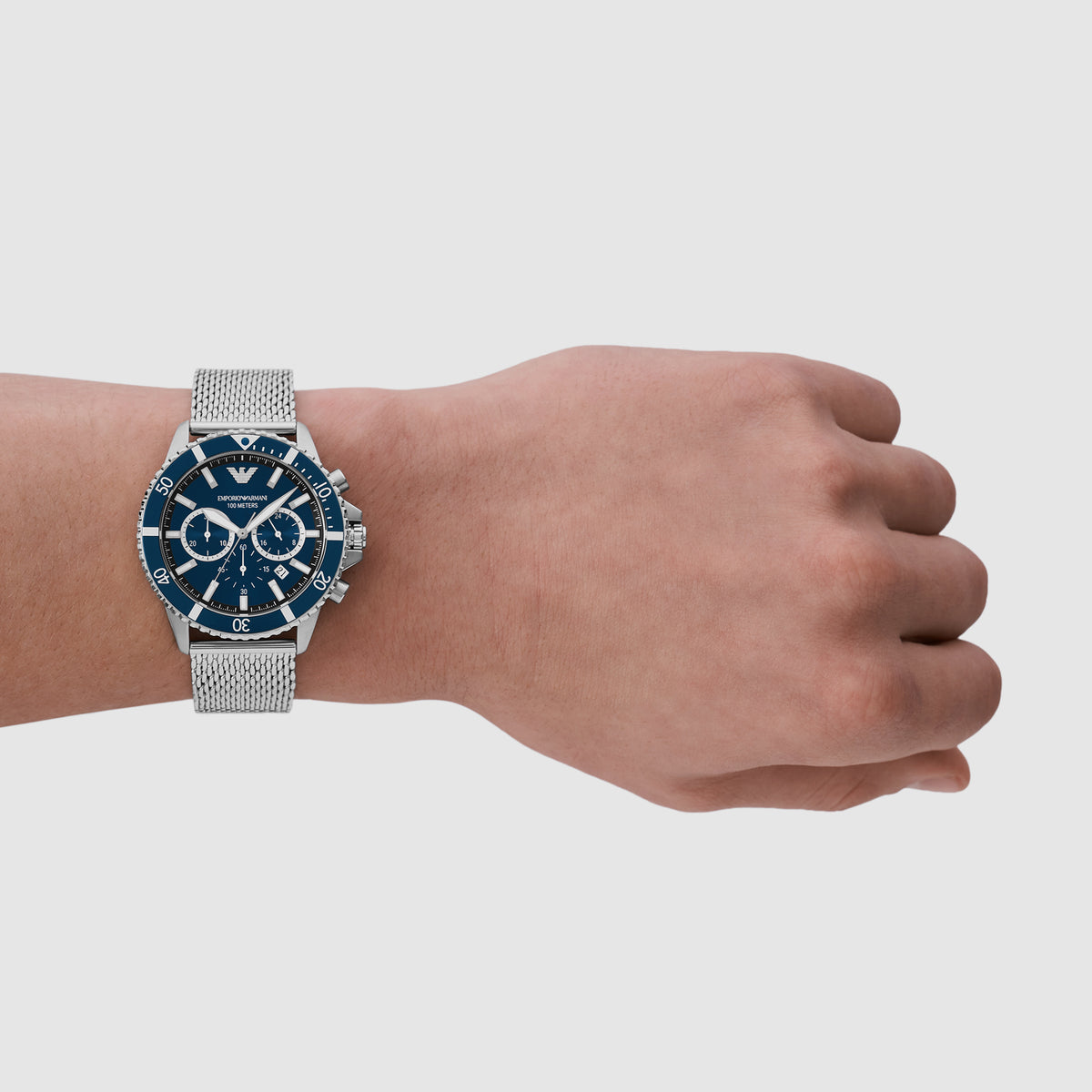 Emporio Armani Stainless Steel Round watch