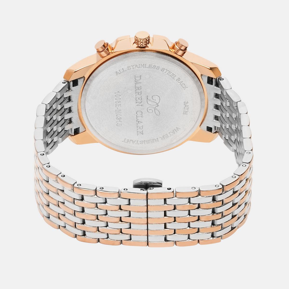 Darren Clark Stainless Steel Round watch