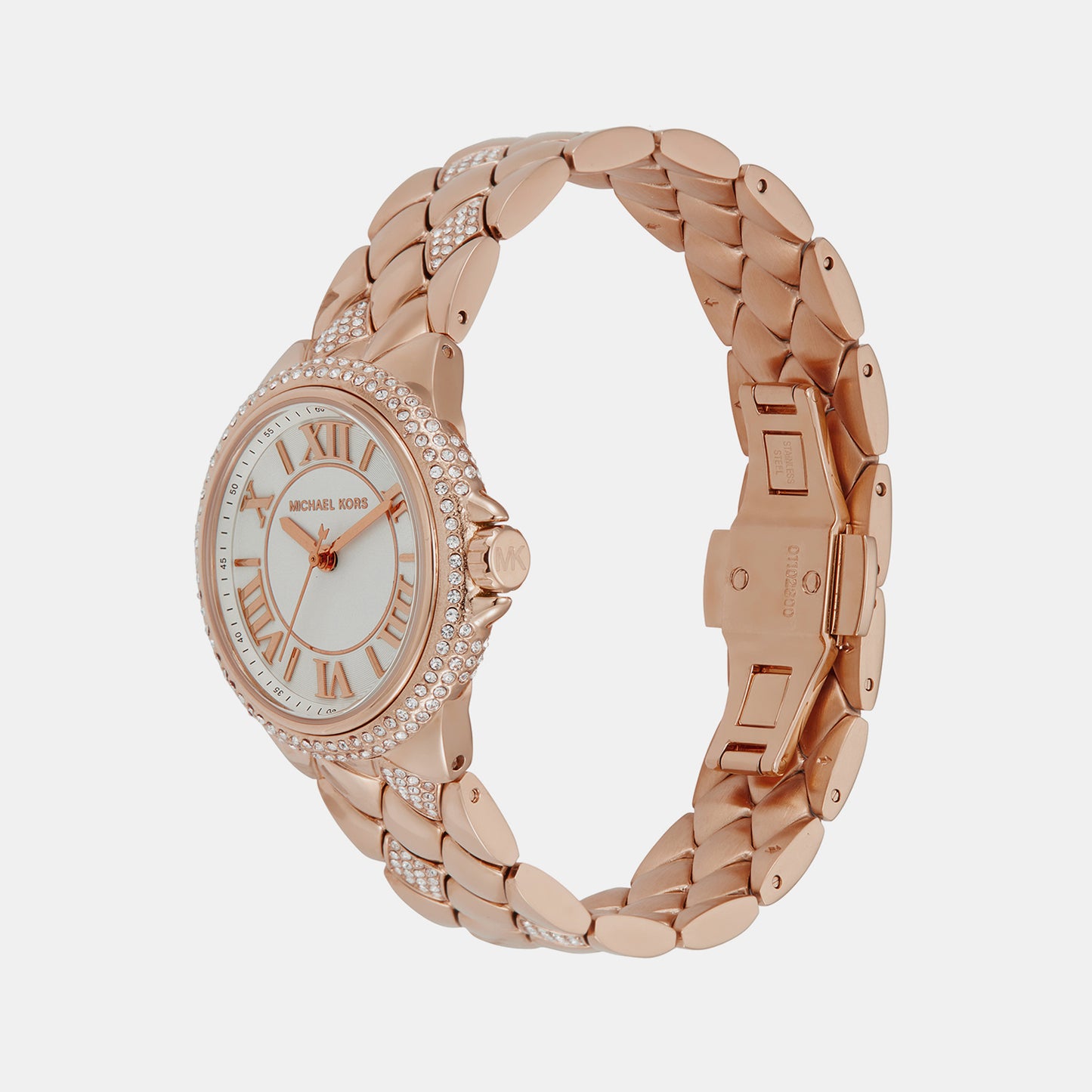 Female Camille Rose Gold Analog Stainless Steel Watch MK4810