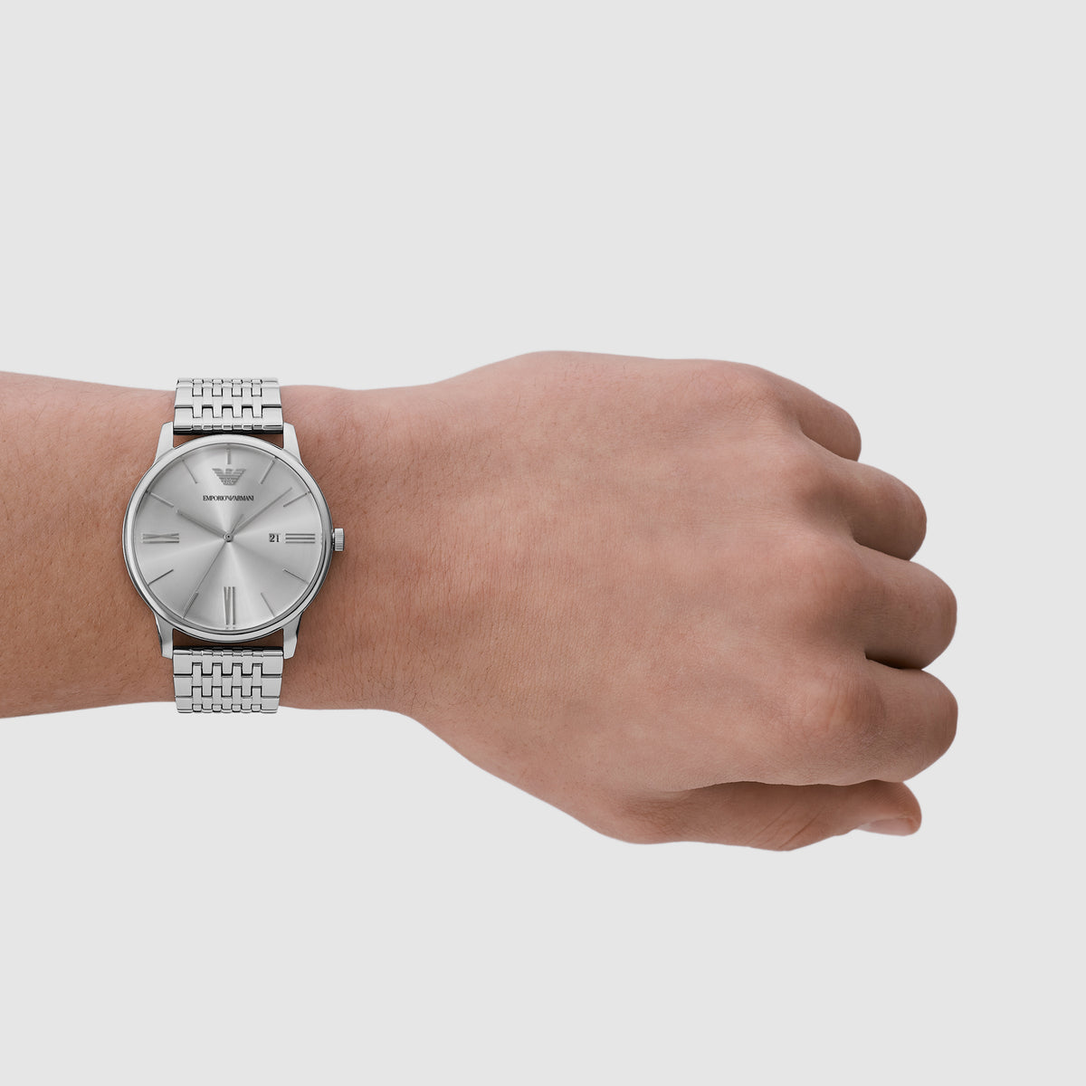Emporio Armani Stainless Steel Round watch