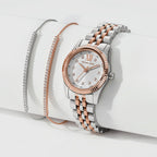 Lexington Women Quartz Silver Dial Analog Stainless Steel Watch MK4817SET