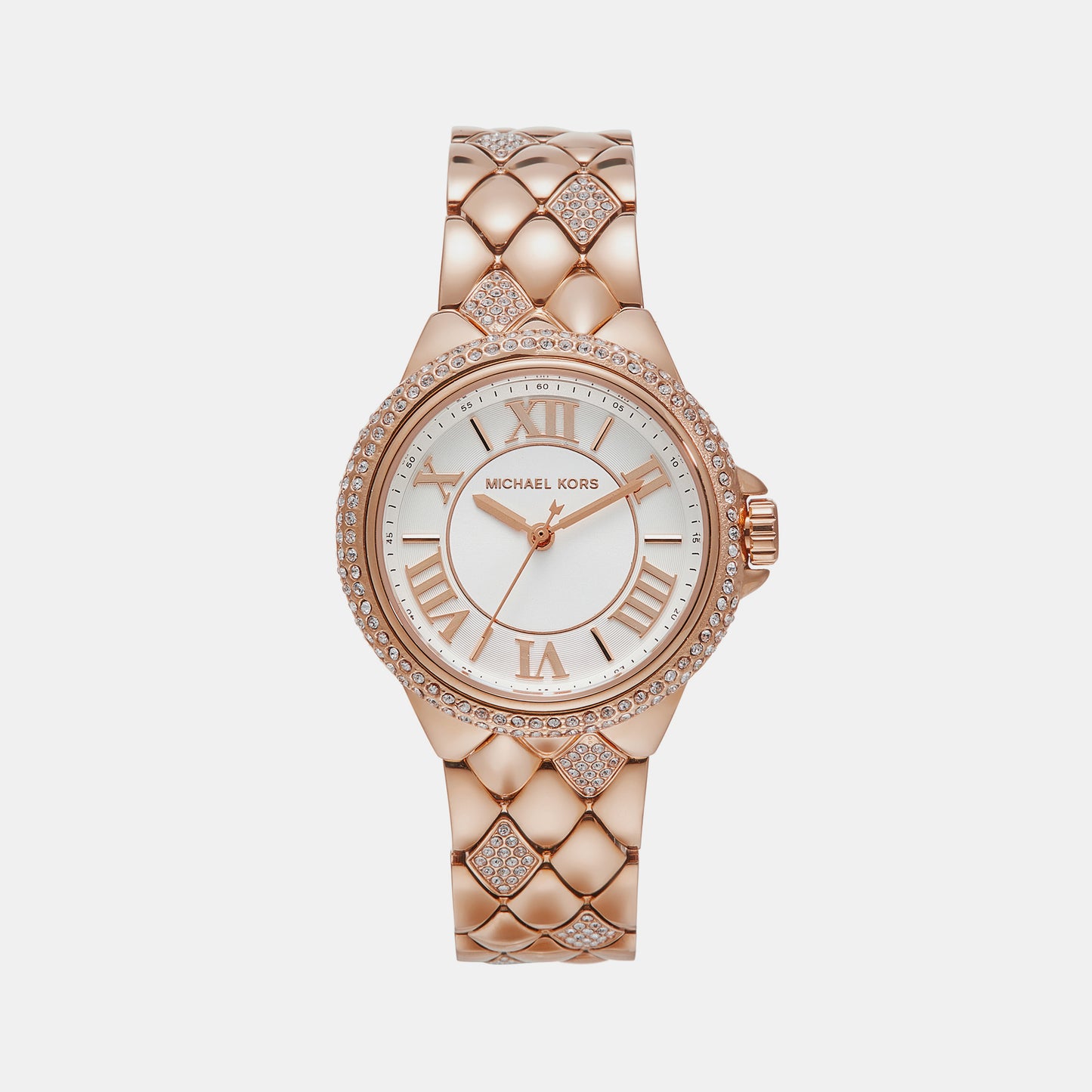 Female Camille Rose Gold Analog Stainless Steel Watch MK4810