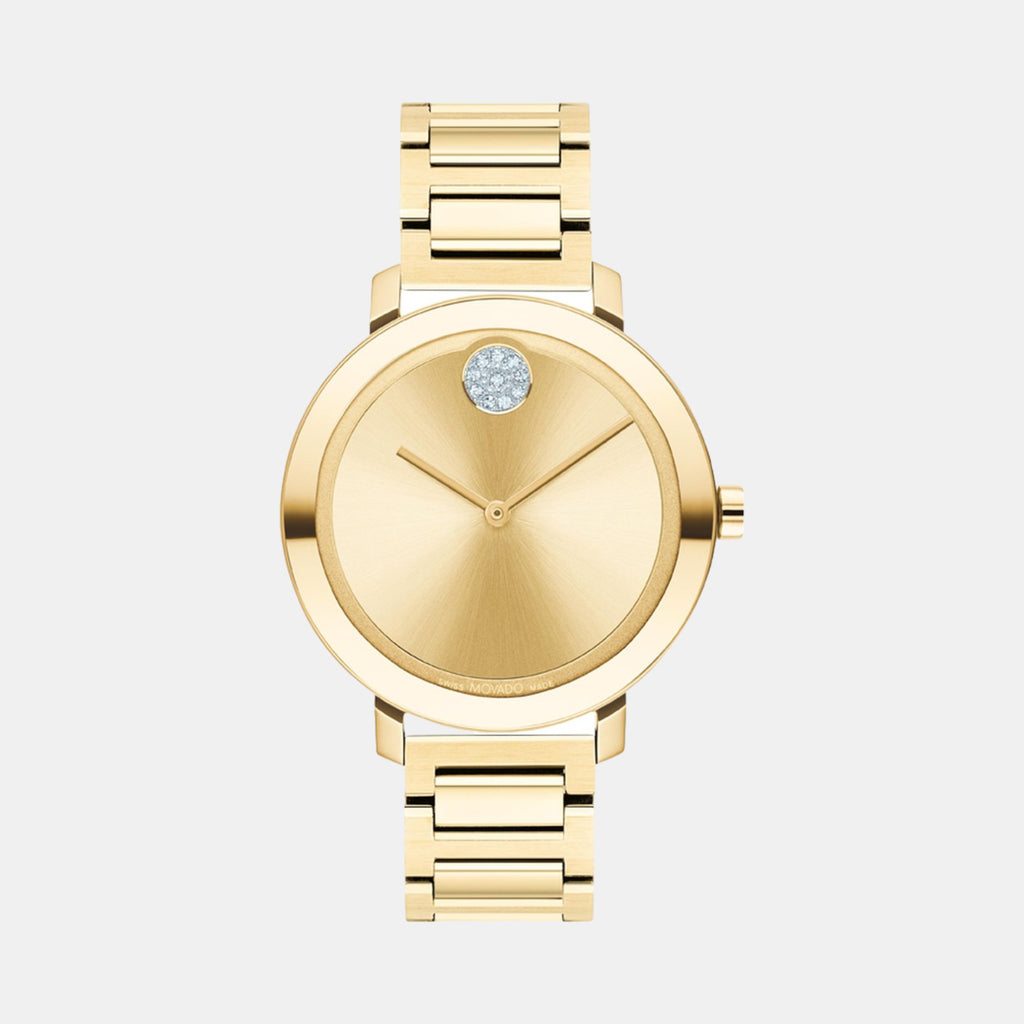 Movado Round Gold Analog watch