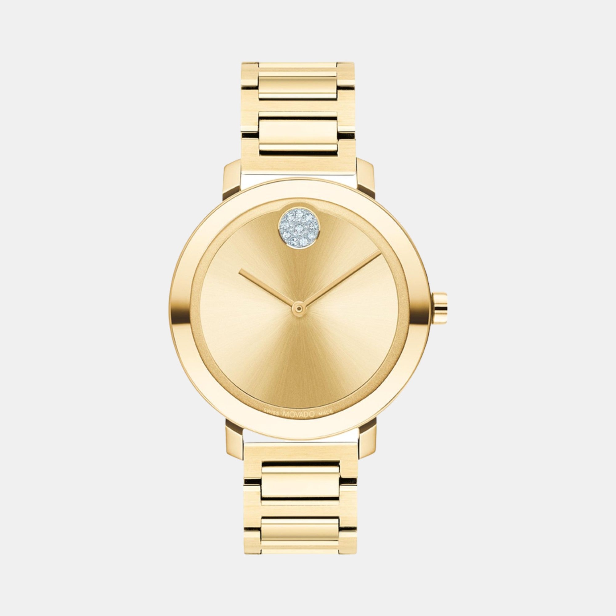 Movado Round Gold Analog watch