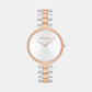 Women Quartz Silver White Dial Stainless Steel Watch 25100040